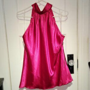 Express Magenta Halter Top